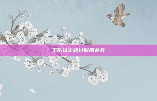工傷認定超過時間補救