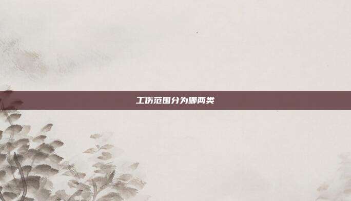 工傷范圍分為哪兩類