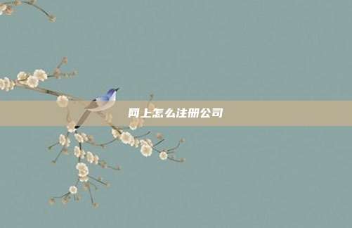 網上怎么注冊公司