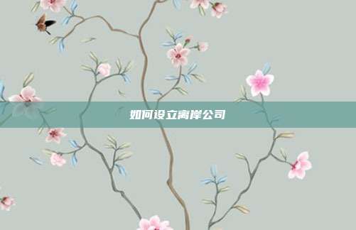 如何設立離岸公司