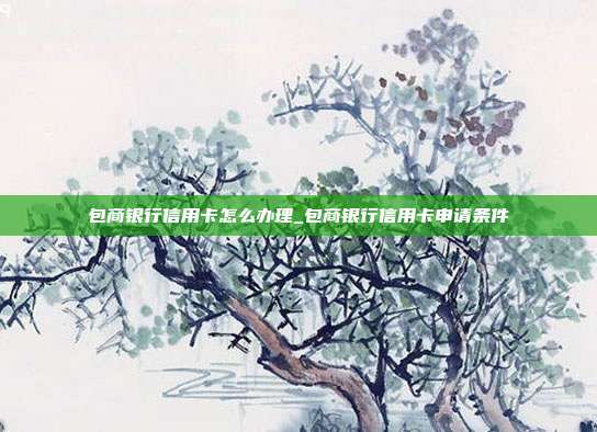 包商銀行信用卡怎么辦理_包商銀行信用卡申請條件