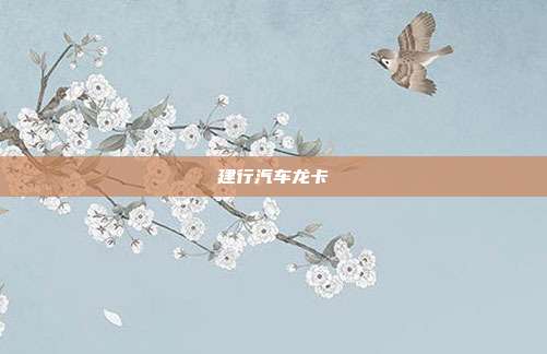 建行汽車龍卡
