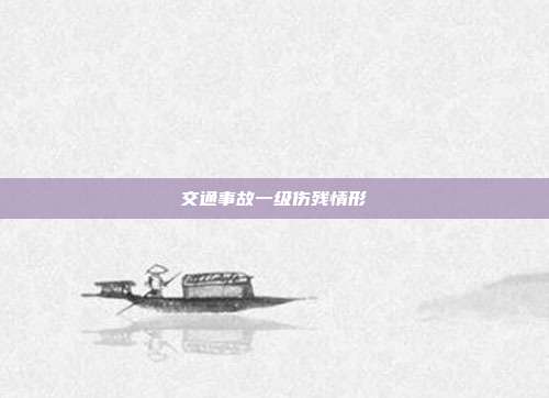 交通事故一級傷殘情形