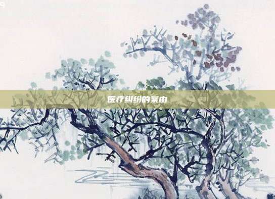 醫(yī)療糾紛的案由